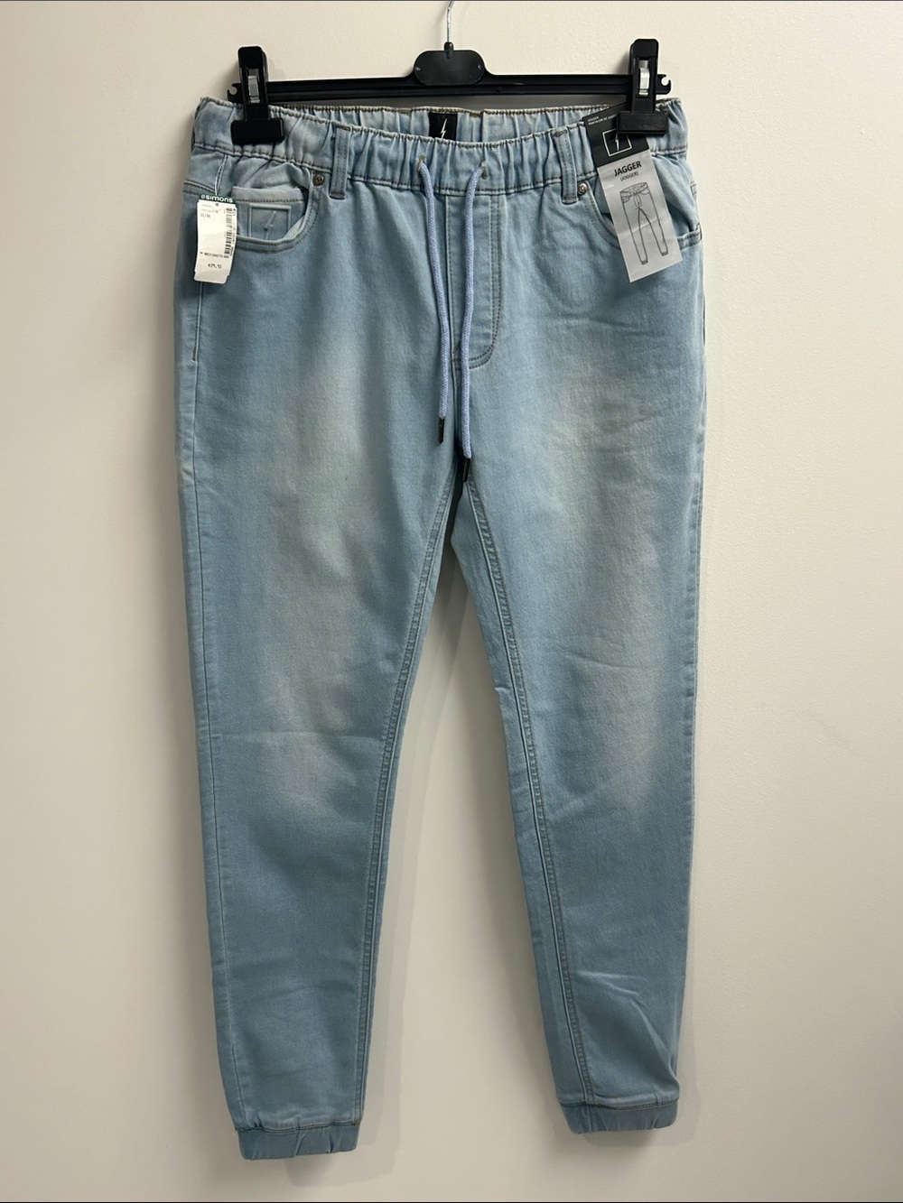 Men’s Light Blue Slim Jogger Jeans